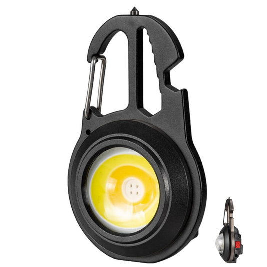 Rechargeable Mini torch Light & Multi Tool – 6 Light Modes, Hammer, Screwdriver, Spanner & Opener