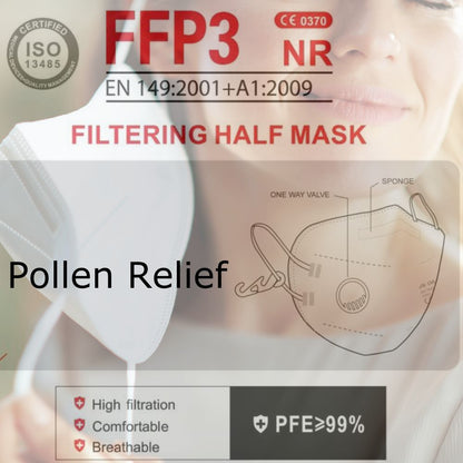Spannerlife FFP3-NR vented dust mask being used for DIY sanding and construction work